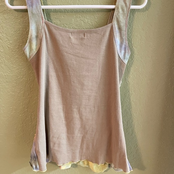 Gypsy Daisy Multicolor Lace-Accent Tank Top - Picture 2 of 3